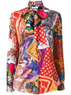 Moschino Multi-pattern Shirt - Orange