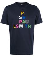 Ps By Paul Smith - Logo T-shirt - Men - Organic Cotton - Xl, Blue, Organic Cotton