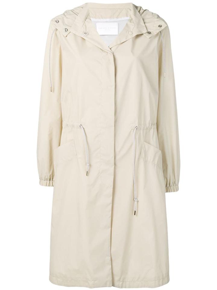 Fabiana Filippi Hooded Raincoat - Neutrals