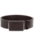 Dolce & Gabbana Logoed Badge Belt - Brown