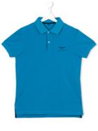 Aston Martin Kids Embroidered Logo Polo Shirt, Boy's, Size: 16 Yrs, Blue