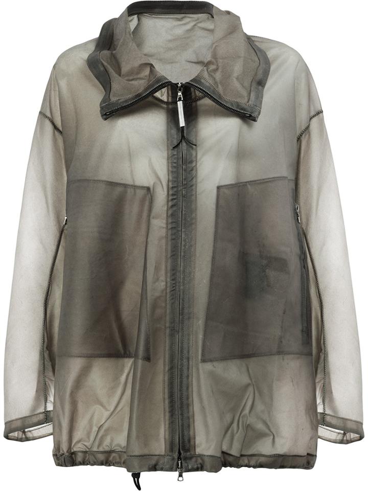 Isaac Sellam Experience Structured Sheer Jacket - Grey