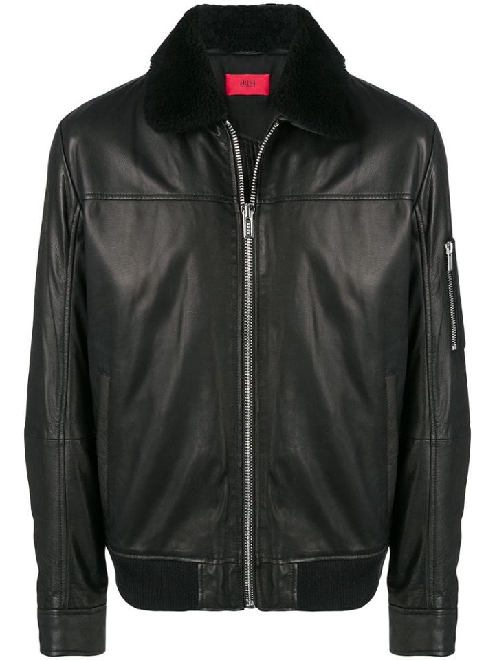 Boss Hugo Boss Bomber Flight Jacket - Black