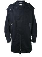 Oamc - Collared Coat - Men - Cotton/linen/flax - M, Blue, Cotton/linen/flax