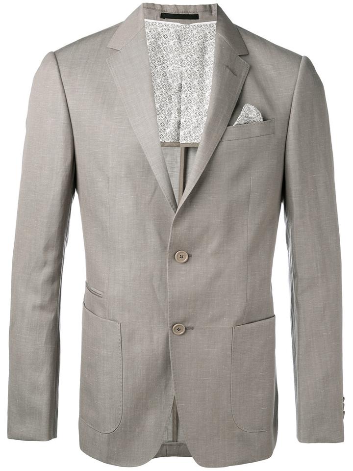 Z Zegna - Two-button Blazer - Men - Cotton/linen/flax/cupro/wool - 50, Nude/neutrals, Cotton/linen/flax/cupro/wool