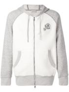 Moncler Hooded Zipped Bomber Jacket - Grey