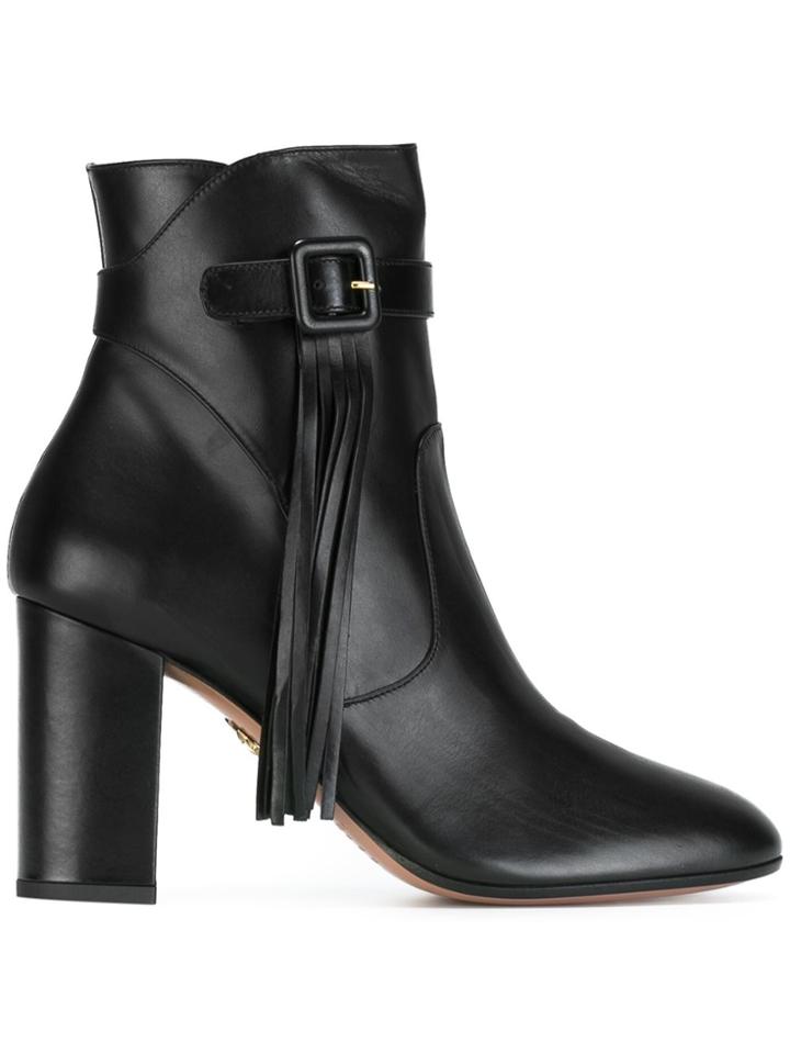 Aquazzura 'cristina' Ankle Boots - Black