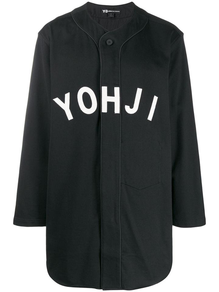 Y-3 Logo Patch Shirt - Black
