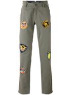 History Repeats Military Patch Trousers - Green