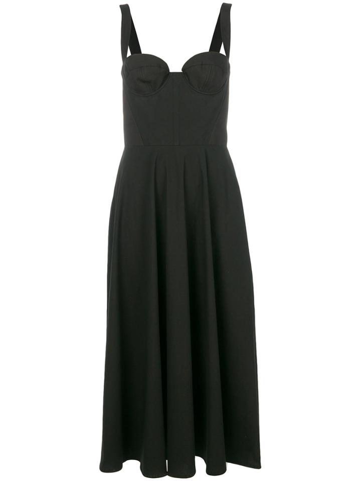 Ermanno Scervino Bustier Midi Dress - Black