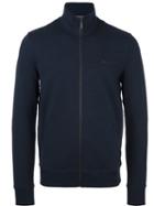 Michael Kors Zipped Jacket, Men's, Size: Small, Blue, Cotton/spandex/elastane