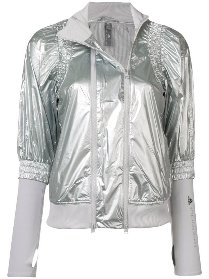 Adidas By Stella Mccartney Slim Fit Jacket - Silver