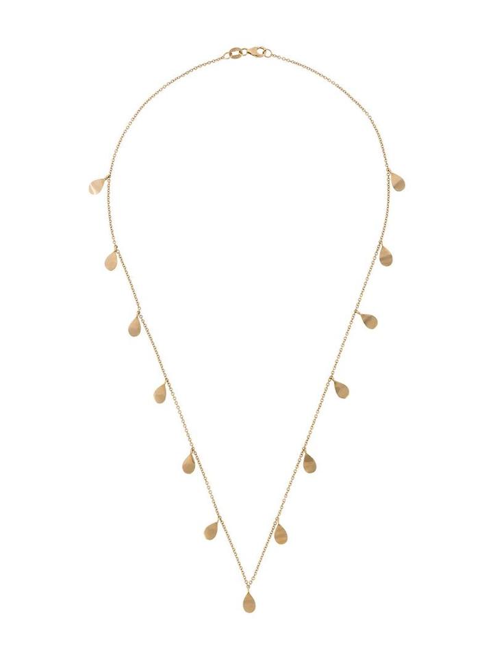 Jagga 'petal Drop' Pendant Necklace, Women's, Metallic