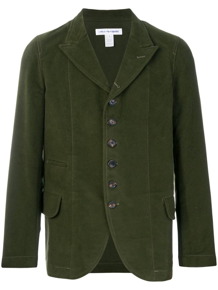 Comme Des Garçons Shirt Blazer-style Jacket - Green