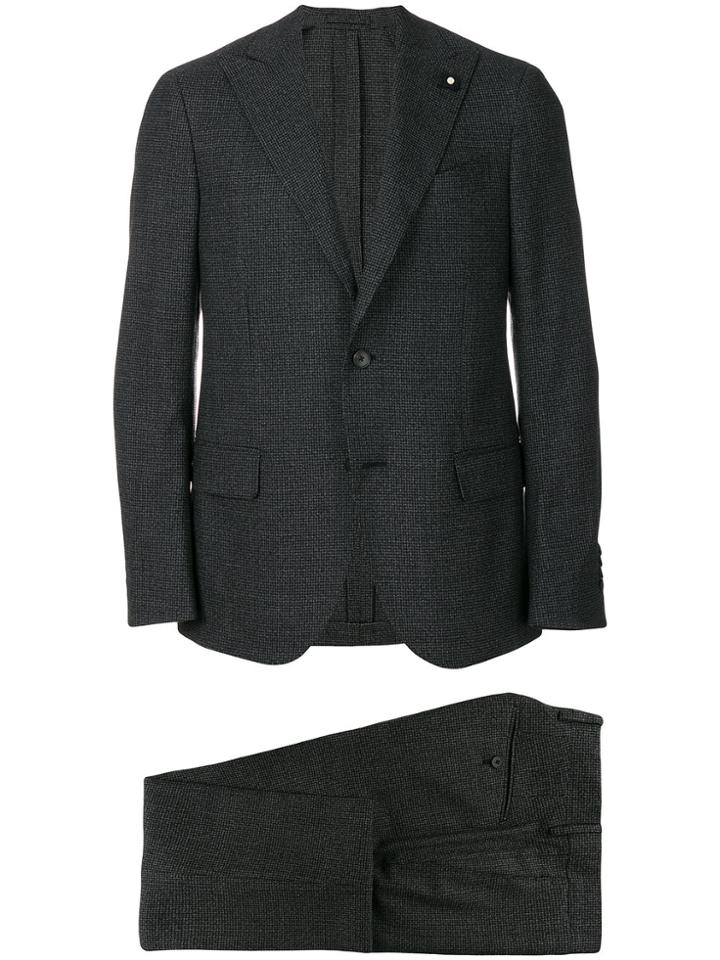 Lardini Classic Formal Suit - Black