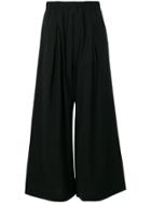 Y-3 Casual Wide Leg Trousers - Black