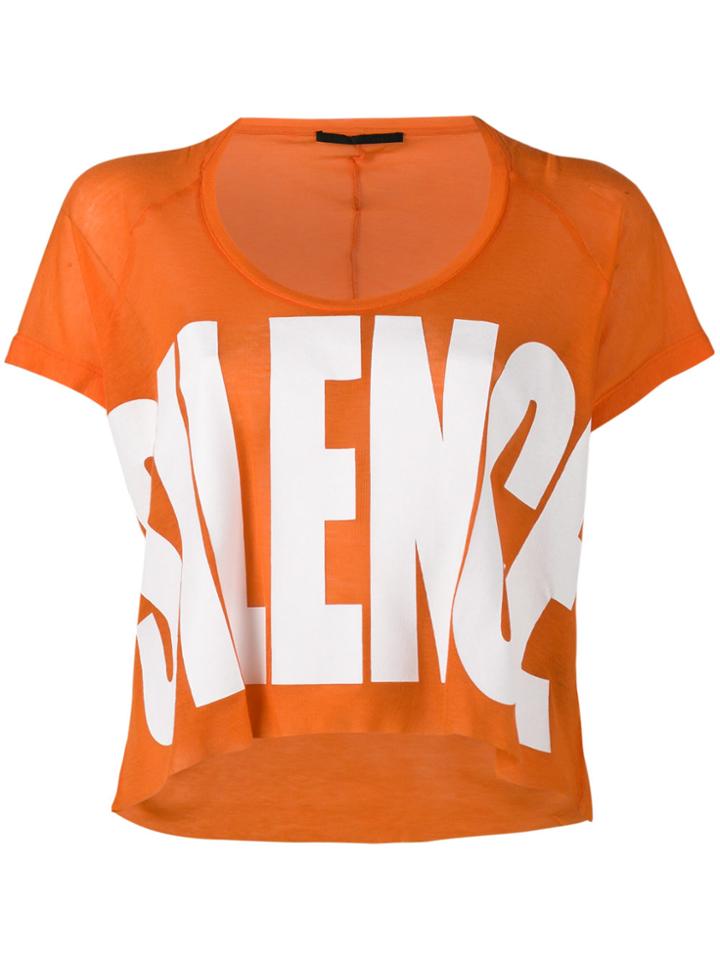 Haider Ackermann 'silence' Printed T-shirt - Yellow & Orange