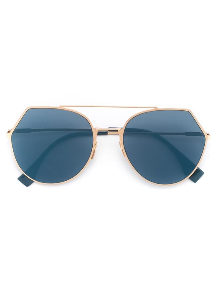 Fendi Eyewear Fendi Fog305v1t F07vg Artificial->acetate - Metallic