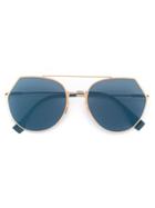 Fendi Eyewear Fendi Fog305v1t F07vg Artificial->acetate - Metallic