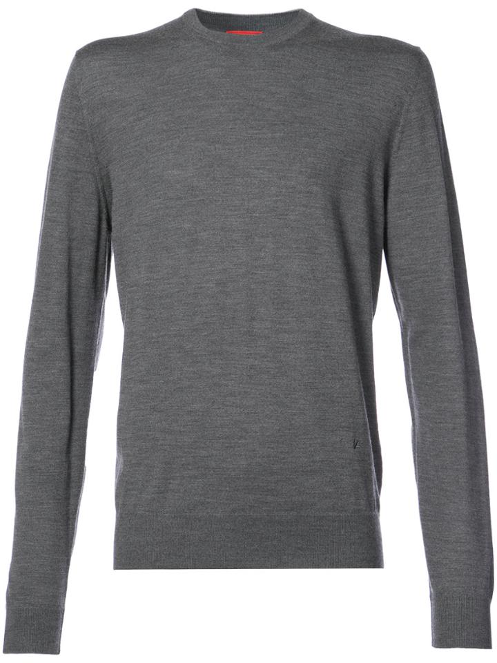 Isaia Fine Knit Sweater - Grey