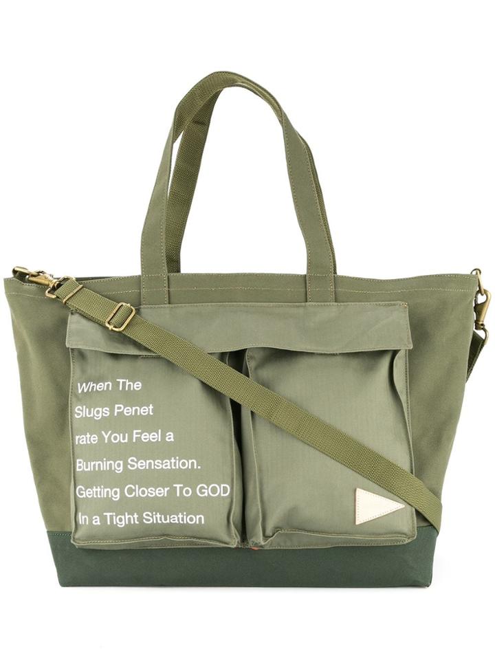 Makavelic Rico Helmet Tote Bag - Green