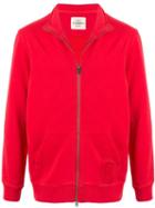 Kent & Curwen Full Zip Sweater - Red