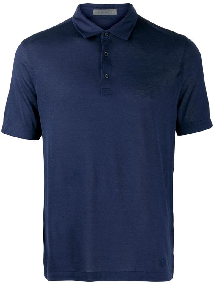 Corneliani Basic Polo Shirt - Blue