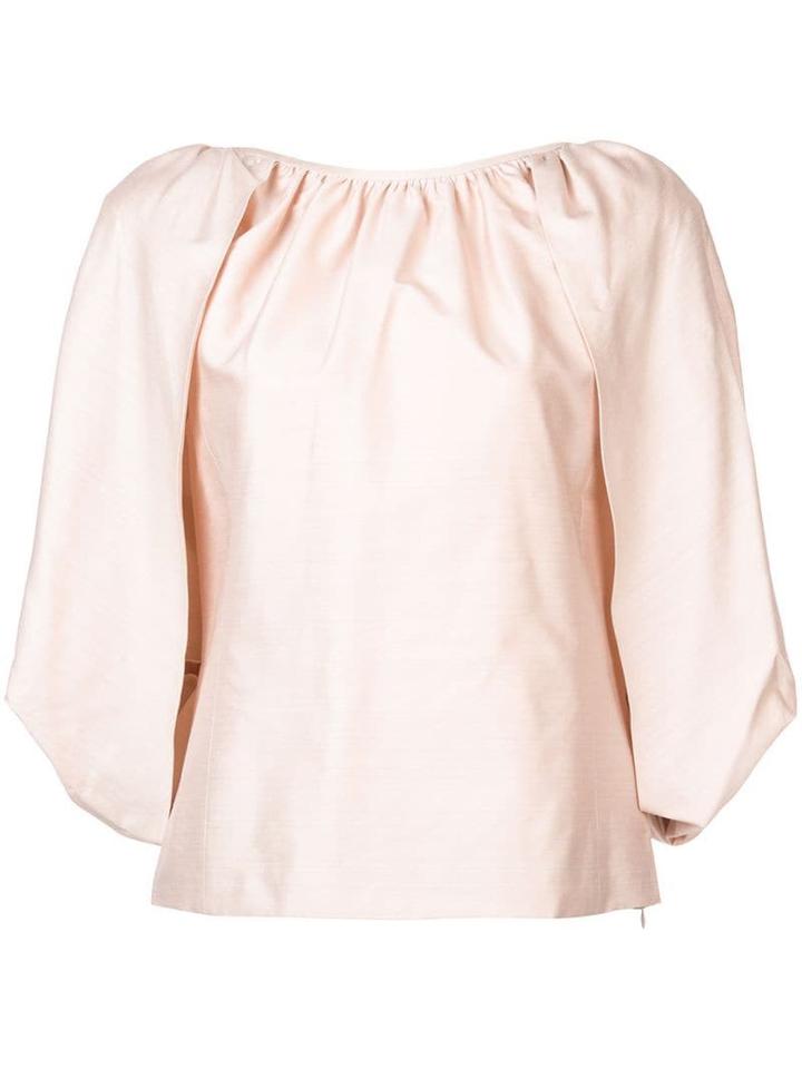 Gabriela Hearst Draped Flared Blouse - Neutrals