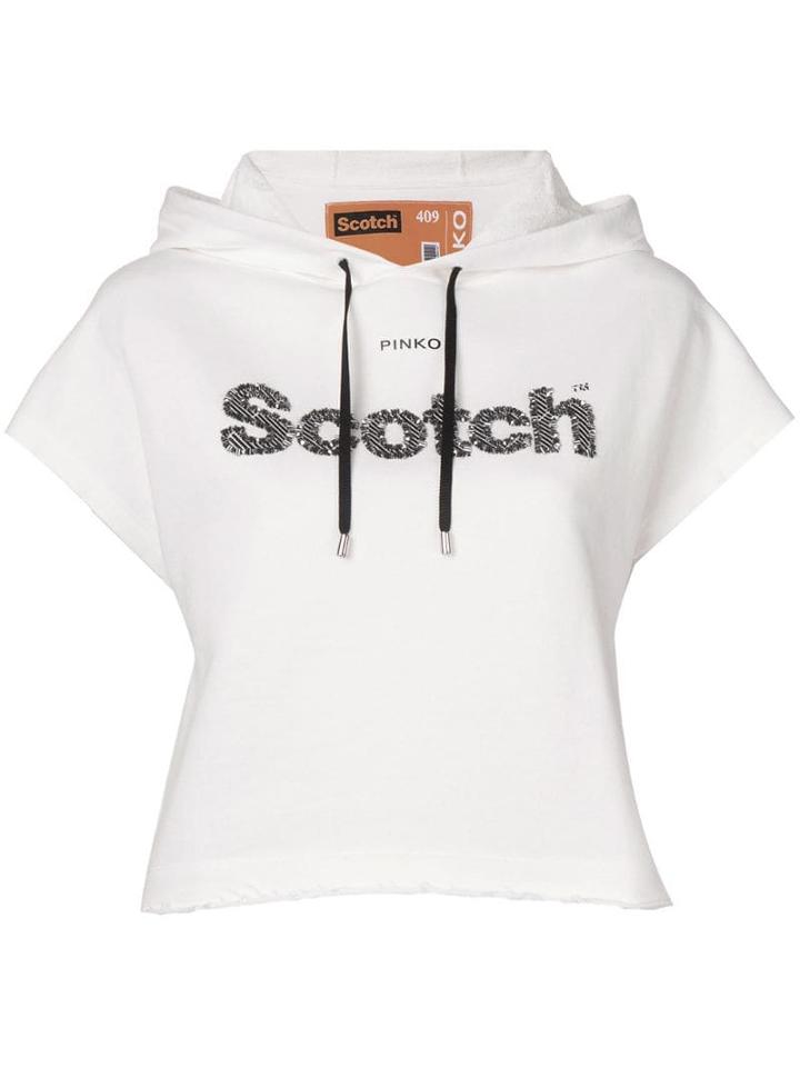 Pinko Pinko X Scotch Hoodie - White