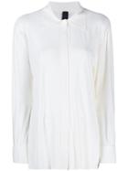 Norma Kamali Concealed Button Shirt - White