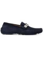 Versace Chain Medusa Loafers - Blue
