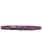 Diesel Skinny Belt - Purple