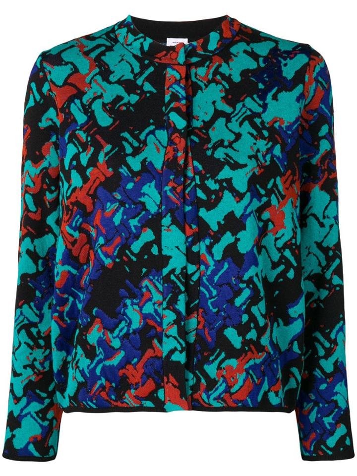 M Missoni Patterned Jacket - Green