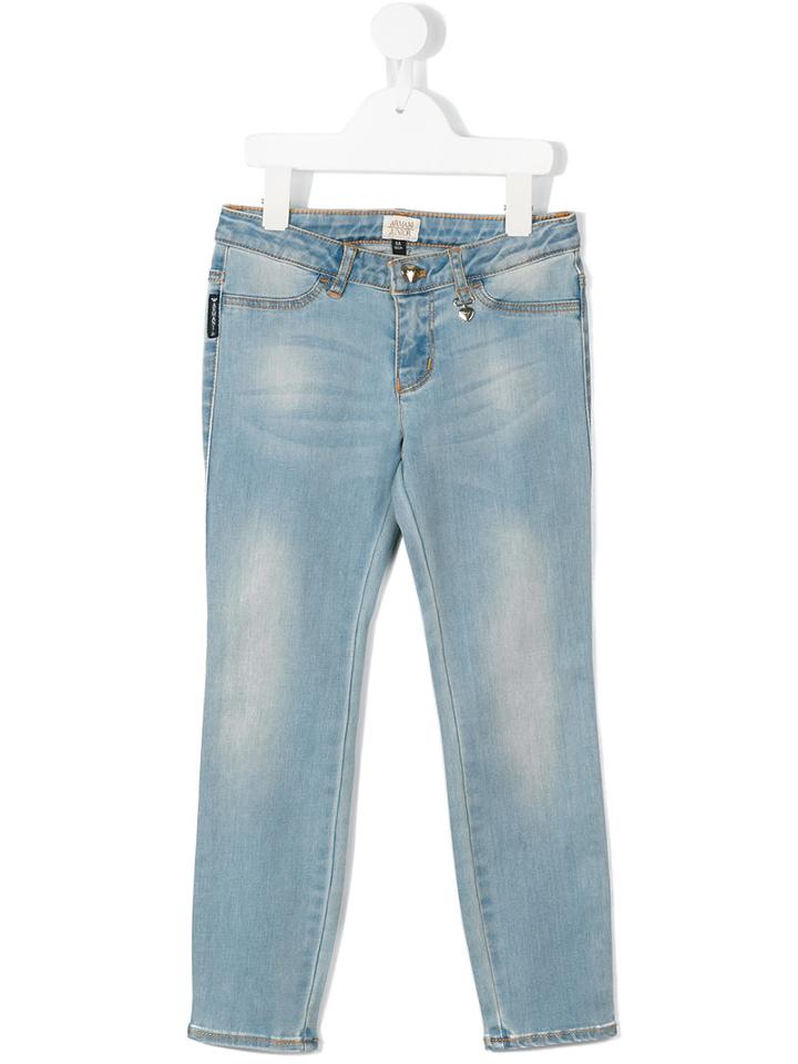 Armani Junior Regular Jeans, Girl's, Size: 11 Yrs, Blue