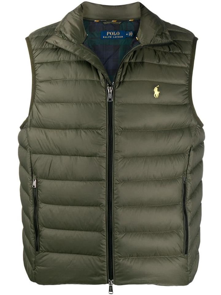 Polo Ralph Lauren Padded Zipped Gilet - Green