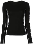 Rosetta Getty Long-sleeved T-shirt - Black