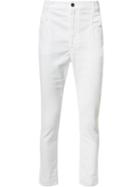 Haider Ackermann Slim-fit Trousers, Men's, Size: Xl, Nude/neutrals, Cotton/linen/flax/spandex/elastane