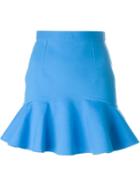 Dsquared2 Peplum Skirt, Women's, Size: 42, Blue, Cotton/nylon/spandex/elastane