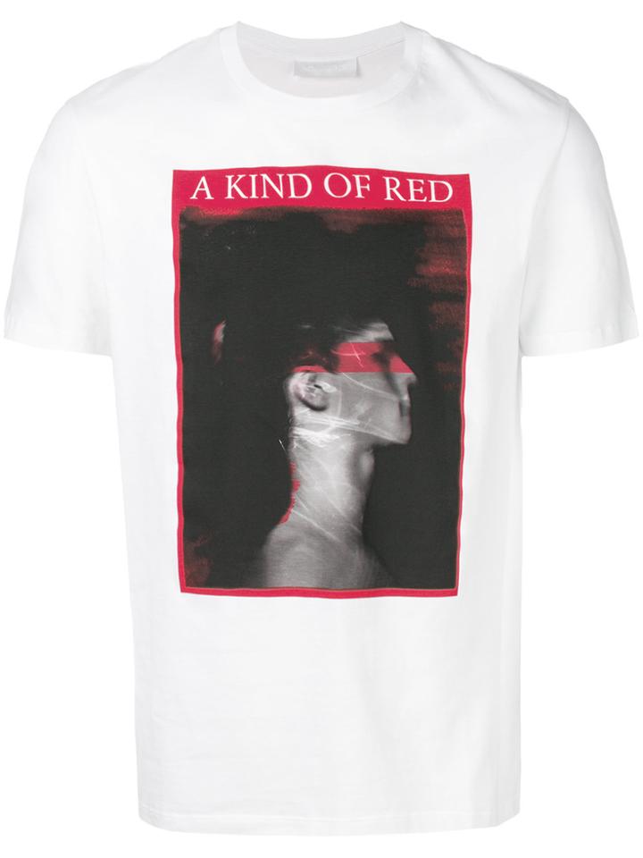 Neil Barrett A Kind Of Red T-shirt - White
