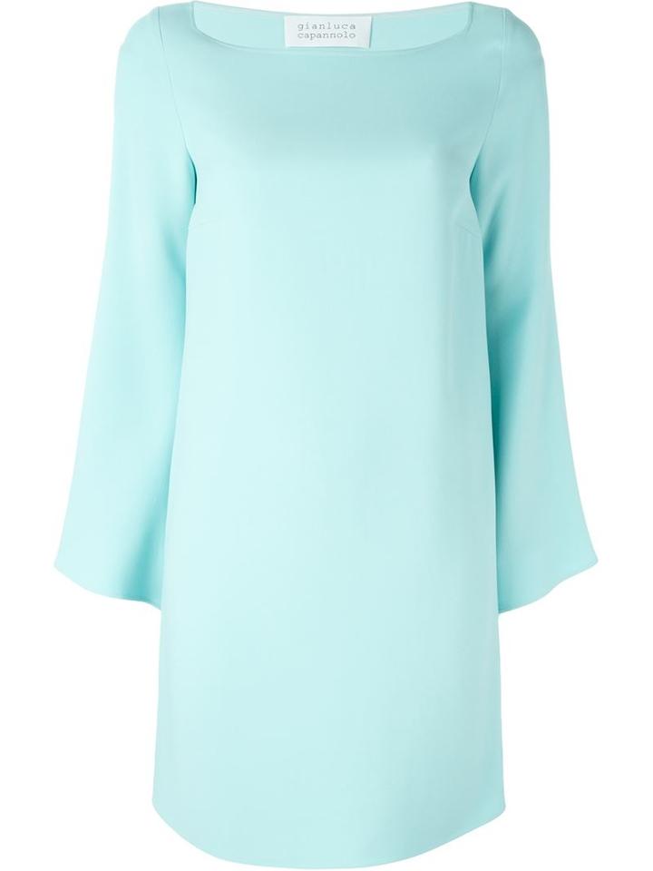 Gianluca Capannolo Draped Sleeve Shift Dress
