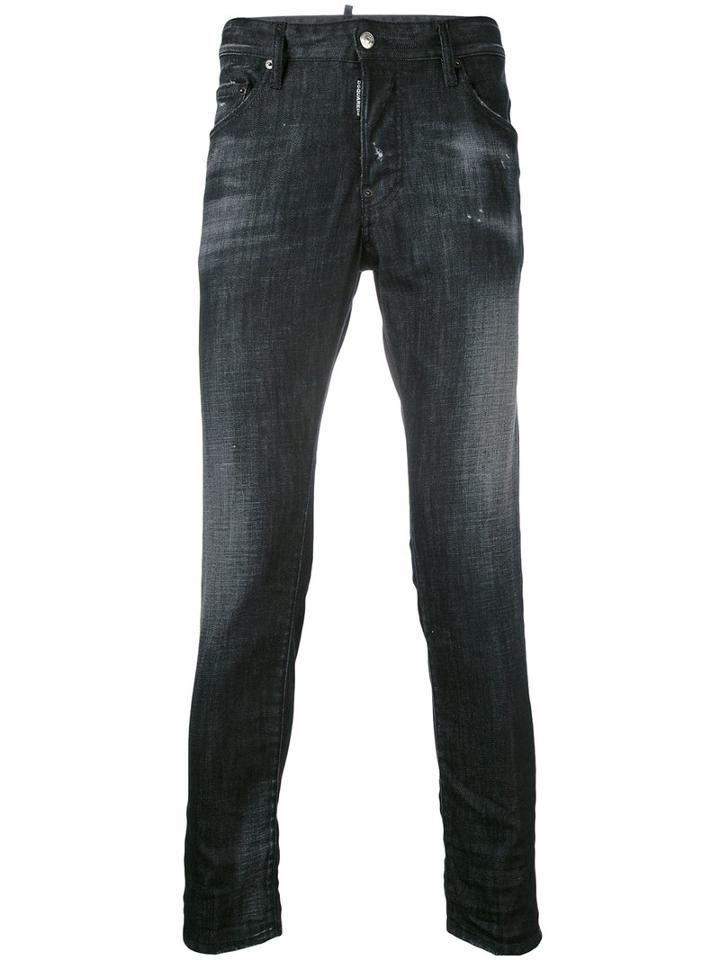 Light-wash Skinny Jeans - Men - Cotton/spandex/elastane - 46, Black, Cotton/spandex/elastane, Dsquared2