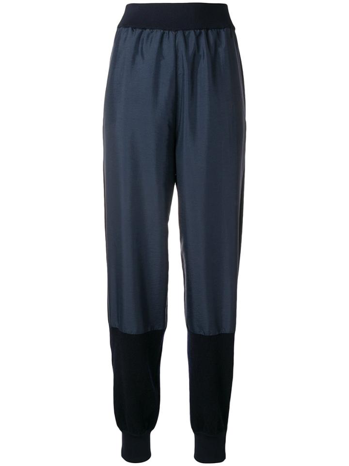 Stella Mccartney Panelled Track Pants - Blue