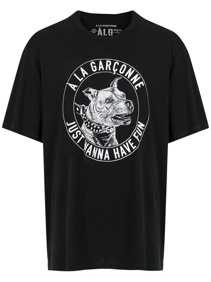 À La Garçonne Oversized Pitbull T-shirt - Black