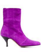 Stouls Lola Ankle Boots - Purple