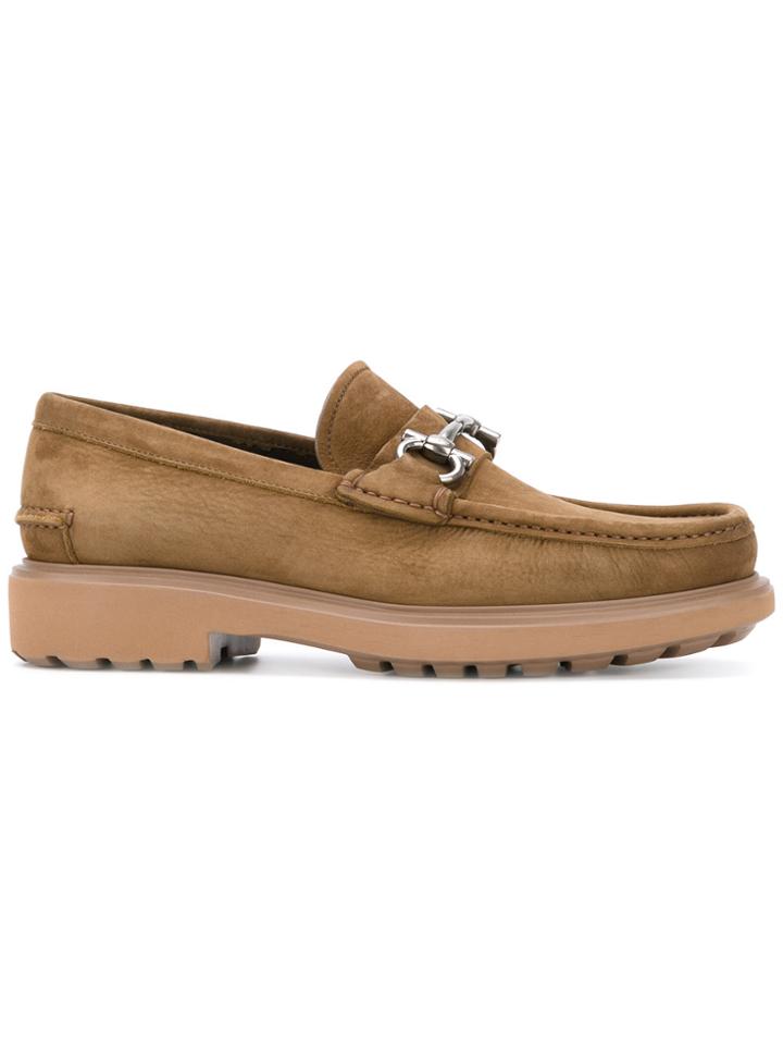 Salvatore Ferragamo Chunky Loafers - Brown