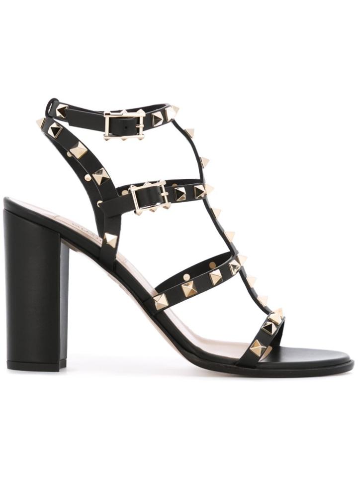 Valentino Valentino Garavani 'rockstud' Sandals - Black