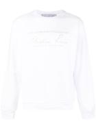 Martine Rose Embroidered Logo Sweatshirt - White
