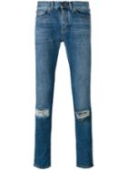 Saint Laurent - Denim Distressed Jeans - Men - Cotton - 33, Blue, Cotton
