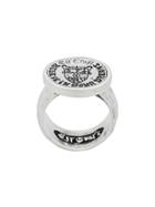 Elf Craft Engraved Crest Ring - Silver