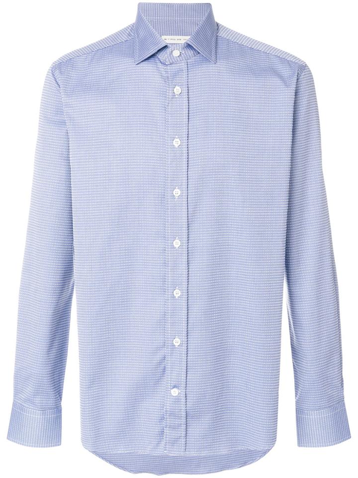 Etro Intricate Striped Shirt - Blue